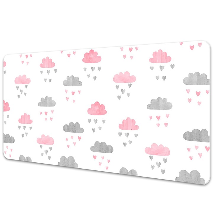 Mouse Pad Protectie Birou, model floral, bmat-3234, 120x60 cm