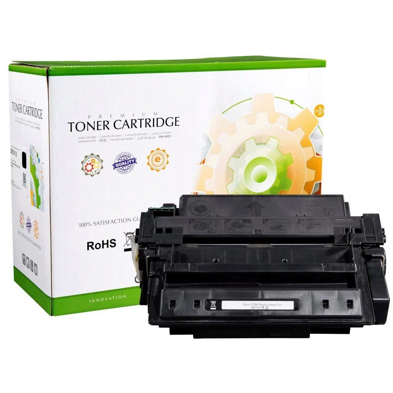 Toner compatibil Static Control pentru HP - Q7551X,13000 pagini, negru