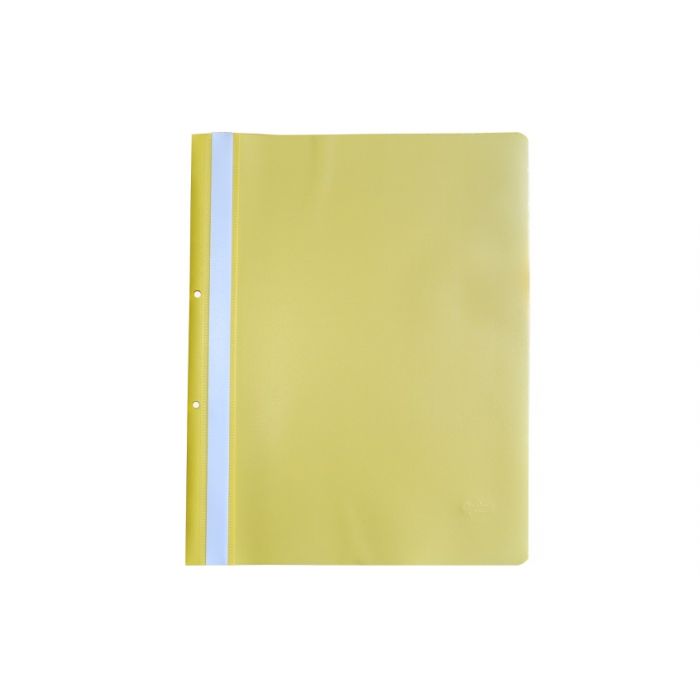 Dosar, galben, cu sina si 2 perforatii, A4, plastic