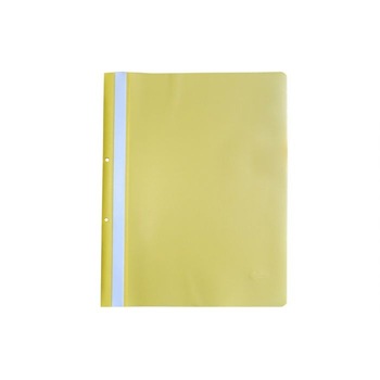 Dosar, galben, cu sina si 2 perforatii, A4, plastic Dosar, galben, cu sina si 2 perforatii, A4, plastic
