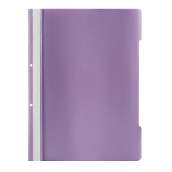 Dosar Mov, cu sina si 2 perforatii, A4, plastic Dosar Mov, cu sina si 2 perforatii, A4, plastic