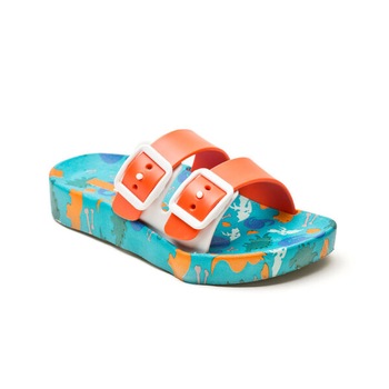 Papuci rezistenti la apa Kidopo Aqua Shoes, Albastru/Portocaliu Papuci rezistenti la apa Kidopo Aqua Shoes, Albastru/Portocaliu