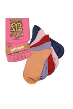 Set 10 Perechi de Sosete Scurte pentru Femei, Mondex Sport, 38-41, Diverse Culori, Bumbac Pieptanat Set 10 Perechi de Sosete Scurte pentru Femei, Mondex Sport, 38-41, Diverse Culori, Bumbac Pieptanat