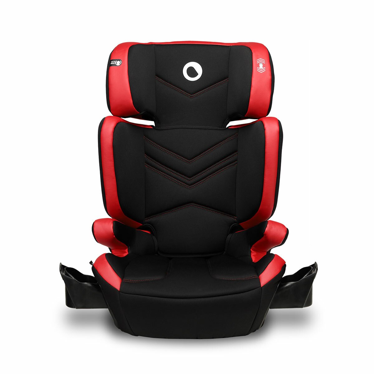 Scaun auto, Lionelo, Hugo, Tetiera, Husa, Suport pahar, 15-36 Kg, cu Isofix, Rosu