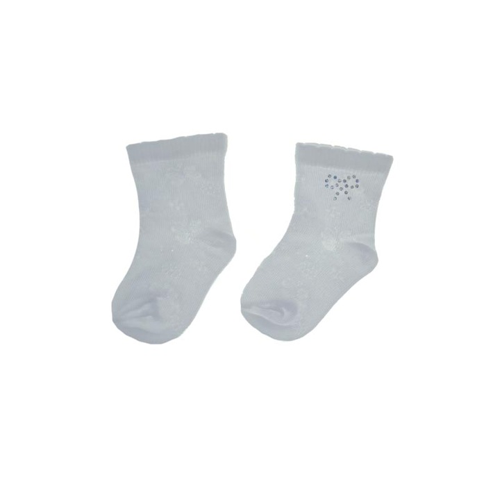 Чорапи за момиче Milusie Princessa 134557, Бяло 51597