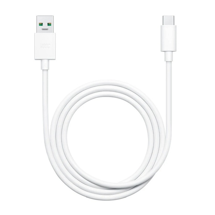Oppo DL129 USB-s adatkábel fehér, gyári (Type-C, 1m)