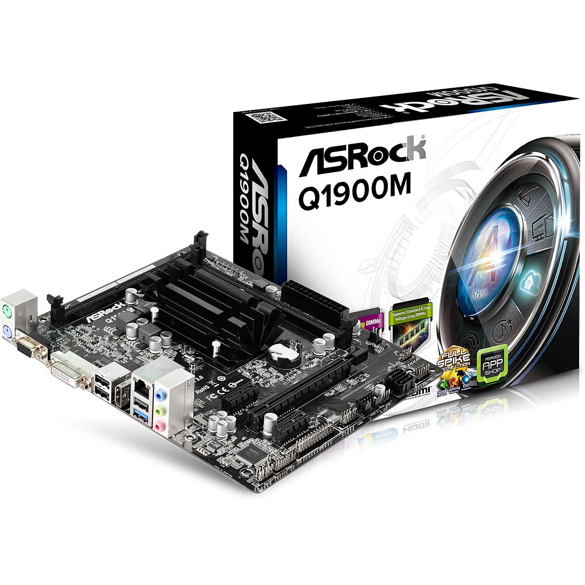 Дънна платка ASRock Q1900M, Socket FCBGA1170 - eMAG.bg