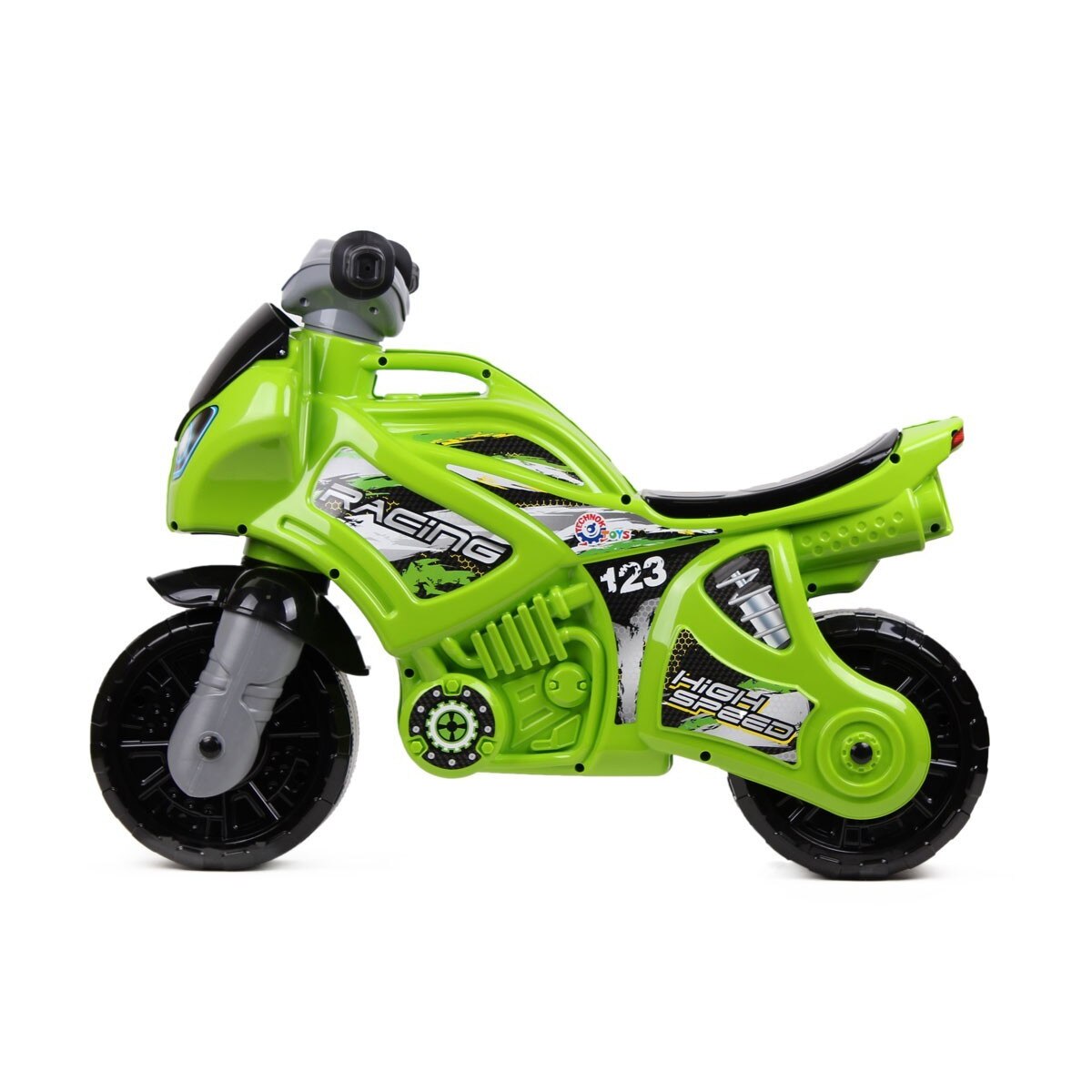 Motocicleta verde/negru Technok, 72 х 52 х 35 cm