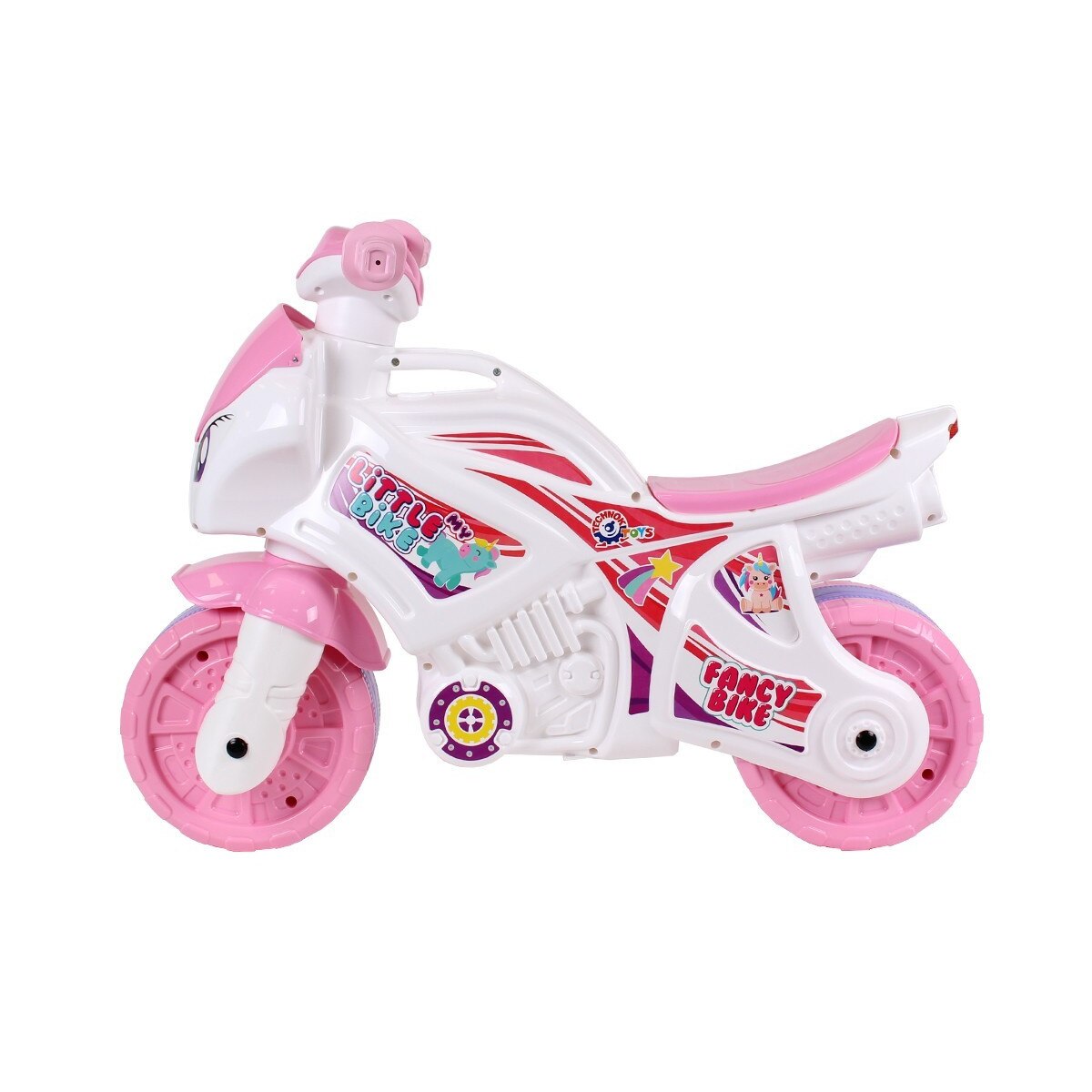 Motocicleta alb/roz 2 Technok, 72 х 52 х 35 cm