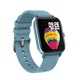 Ceas SmartWatch si Bratara Fitness 2in1 SmartVIBE™ P8FIT, 1.4" FULL Touch, Functie Oximetru SpO2, Termometru, Notificari App, Monitorizare Ritm Cardiac, Monitorizare Somn, Afisare Vreme, Player Audio, Cronometru, Blue Edition