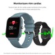 Ceas SmartWatch si Bratara Fitness 2in1 SmartVIBE™ P8FIT, 1.4" FULL Touch, Functie Oximetru SpO2, Termometru, Notificari App, Monitorizare Ritm Cardiac, Monitorizare Somn, Afisare Vreme, Player Audio, Cronometru, Blue Edition