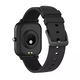 Ceas SmartWatch si Bratara Fitness 2in1 SmartVIBE™ P8FIT, 1.4" FULL Touch, Functie Oximetru SpO2, Termometru, Notificari App, Monitorizare Ritm Cardiac, Monitorizare Somn, Afisare Vreme, Player Audio, Cronometru, Black Edition
