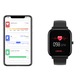 Ceas SmartWatch si Bratara Fitness 2in1 SmartVIBE™ P8FIT, 1.4" FULL Touch, Functie Oximetru SpO2, Termometru, Notificari App, Monitorizare Ritm Cardiac, Monitorizare Somn, Afisare Vreme, Player Audio, Cronometru, Blue Edition