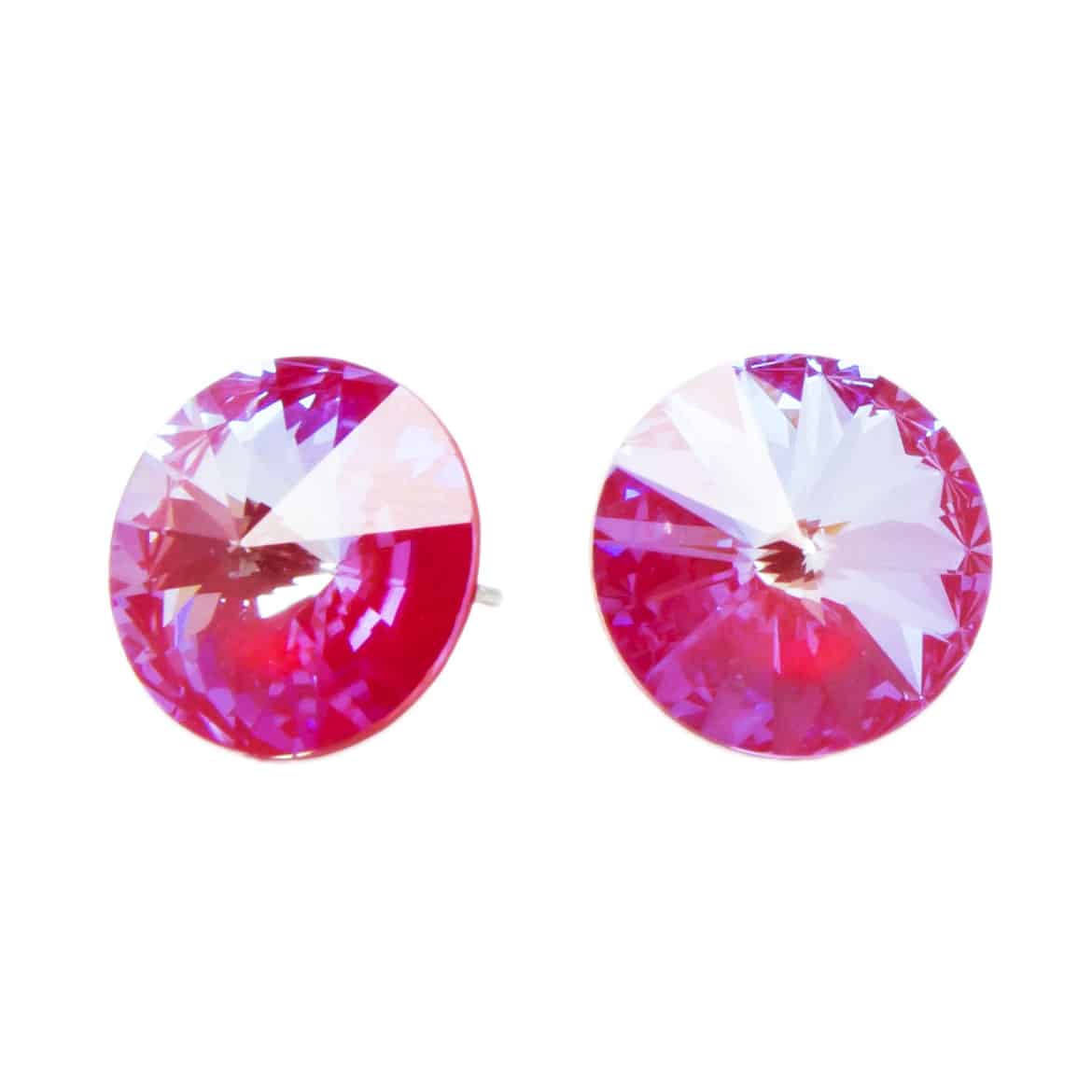 Cercei Round Stones 14mm, Miidefloriart - model 41