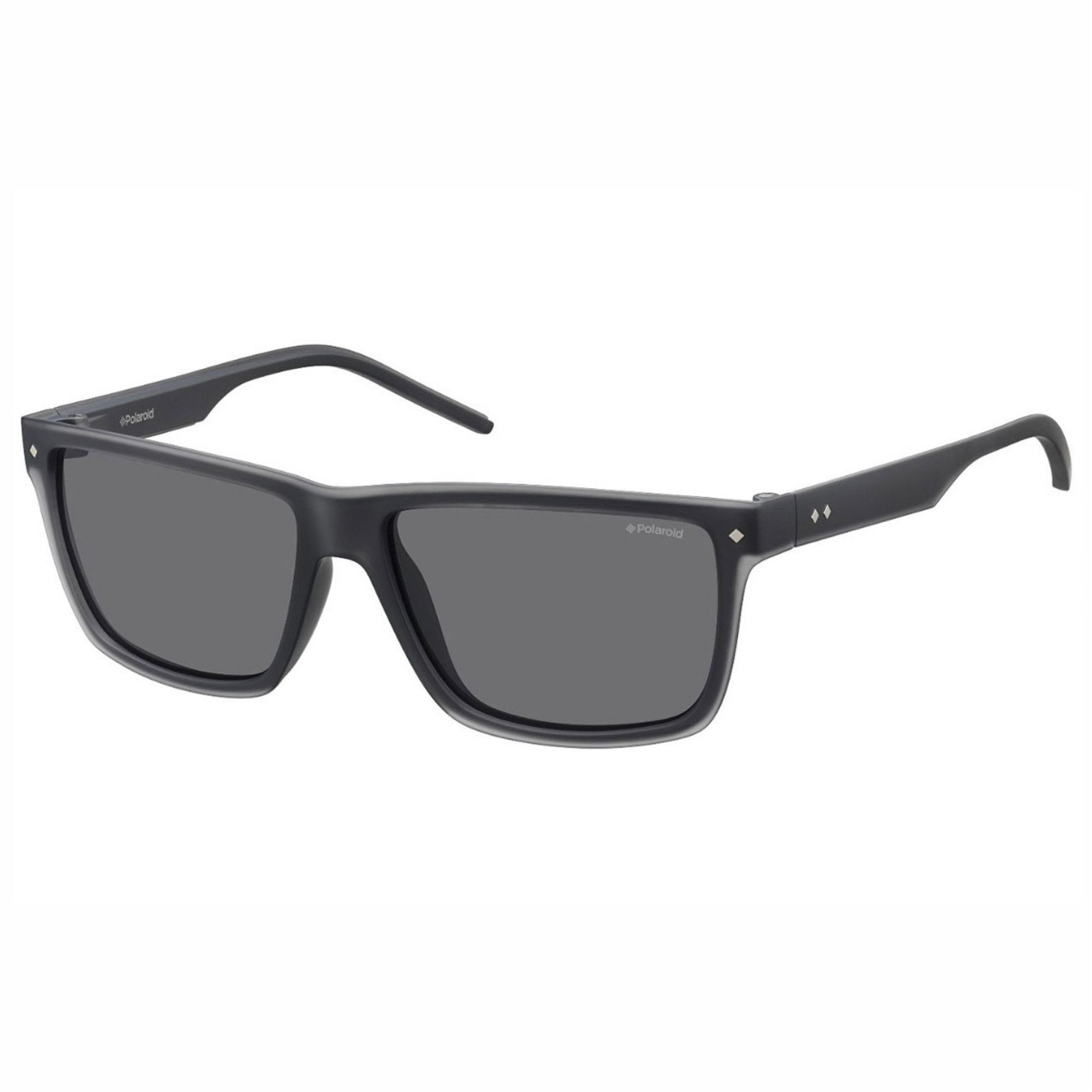 Ochelari de soare barbati Polaroid Rectangular Matte Grey Polarized PLD2039/S MNV/Y2
