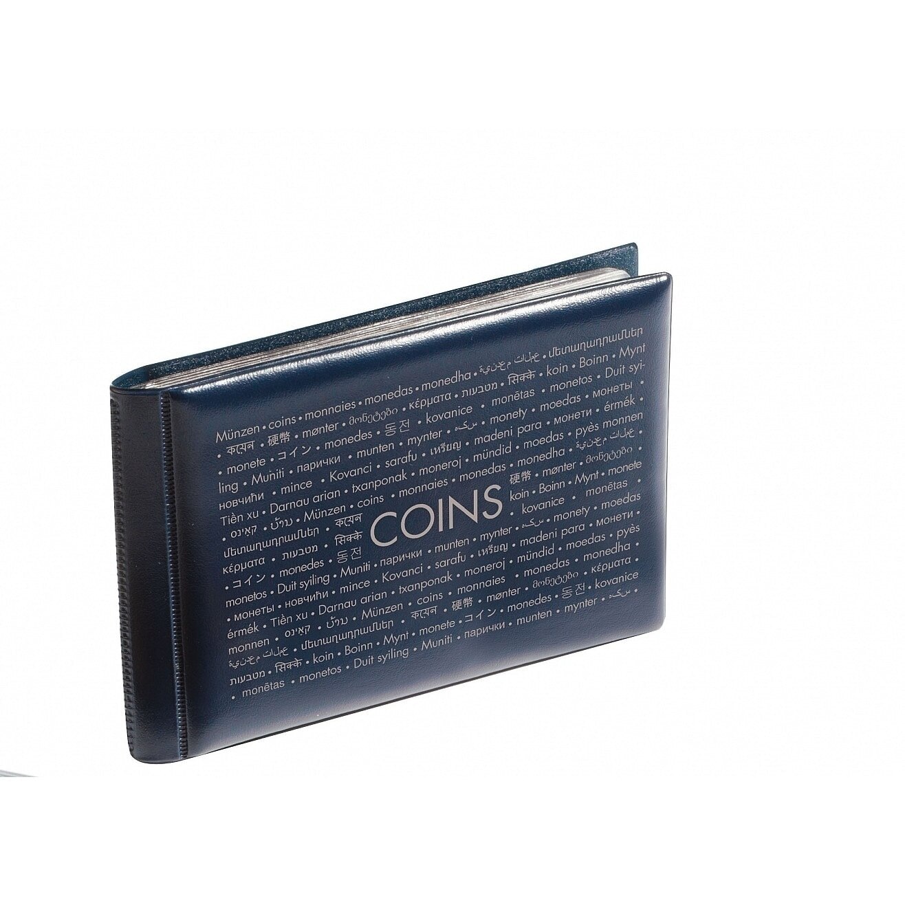 Album de buzunar pentru monede- culoare albastru- 8 file a cate 6 monede -314775