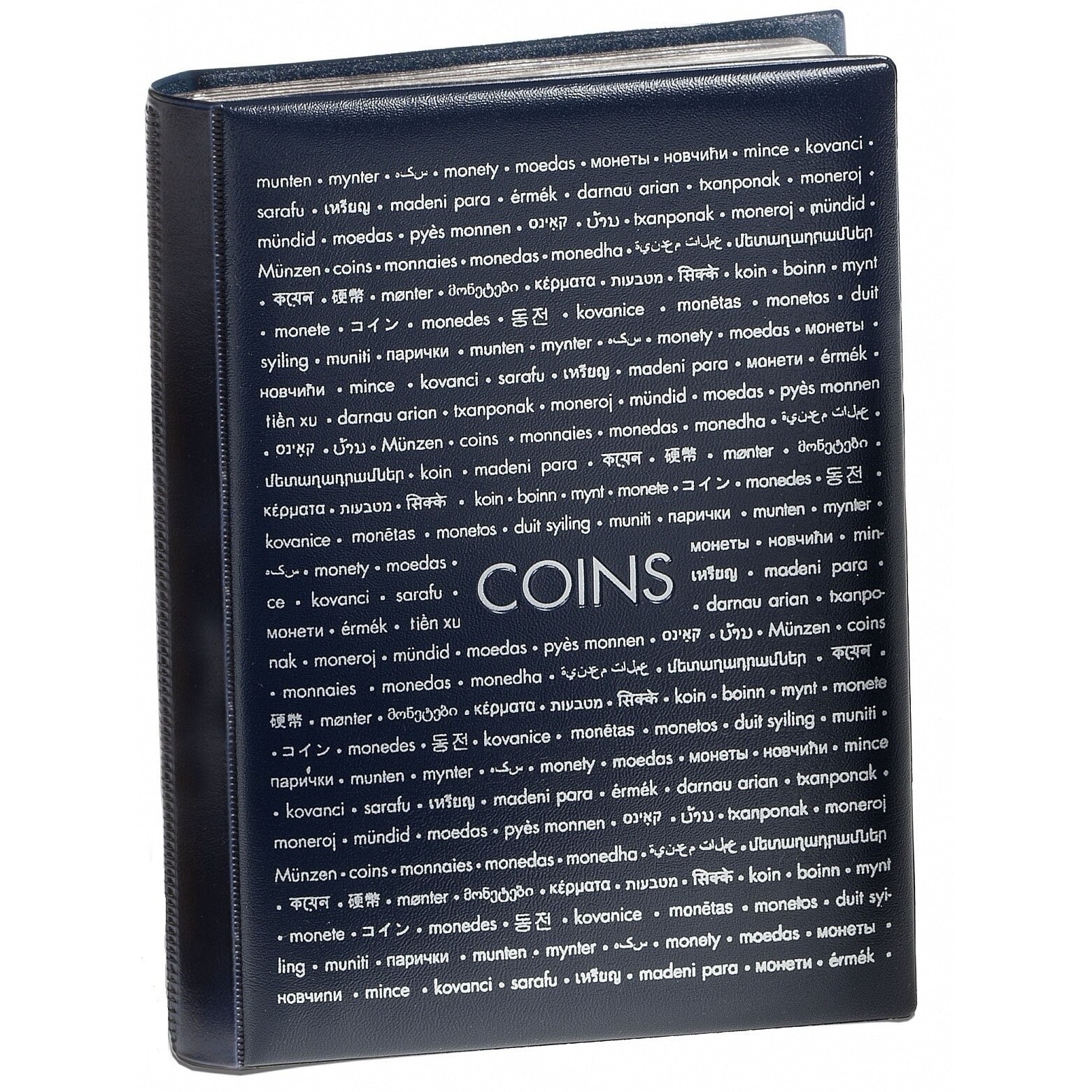 Album Leuchtturm pentru monede- culoare albastru- 16 file a cate 6 monede -335392