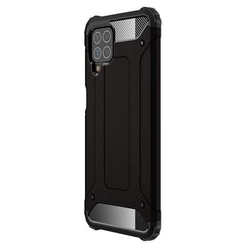 Husa de protectie Hybrid Armor, compatibila Samsung Galaxy F62 / M62, Negru Husa de protectie Hybrid Armor, compatibila Samsung Galaxy F62 / M62, Negru
