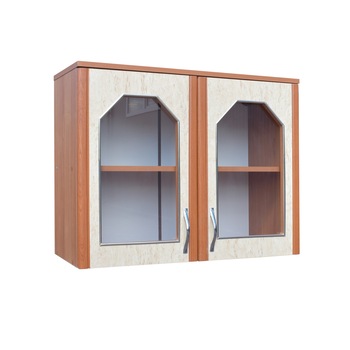 Corp Superior 80 soft cu 2 usi geam, 80x30x60cm, Cires / Cipru Corp Superior 80 soft cu 2 usi geam, 80x30x60cm, Cires / Cipru