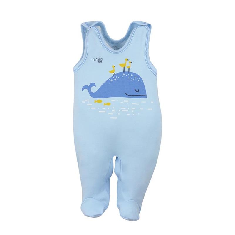 Salopeta fara maneci pentru baieti Koala Happy Baby 07-489A, Albastru 74 cm