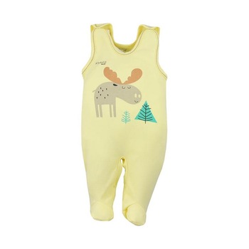 Salopeta fara maneci pentru copii Koala Happy Baby 07-489GA, Galben 80 cm Salopeta fara maneci pentru copii Koala Happy Baby 07-489GA, Galben 80 cm