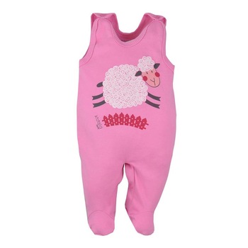 Salopeta fara maneci pentru fete Koala Farma 08-142R, Roz 86 cm Salopeta fara maneci pentru fete Koala Farma 08-142R, Roz 86 cm