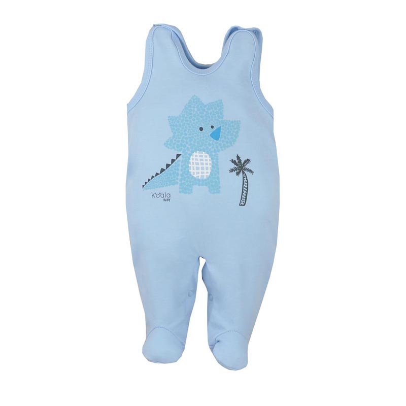 Salopeta fara maneci pentru baieti Koala Farma 08-142A, Albastru 80 cm
