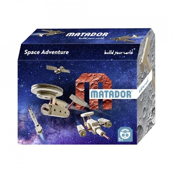 Set de constructie din lemn Matador Explorer - Spatiu Set de constructie din lemn Matador Explorer - Spatiu