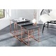 Set de 3 mese Loft antracit