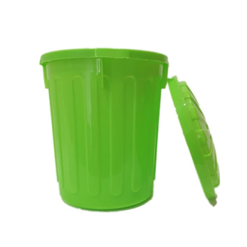 Cos universal,Cassatex, 2 l, cu capac culoare verde, 21 x 18 cm