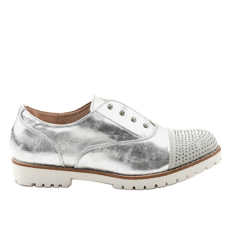 Pantofi dama, Inna marka, BM80223, Argintiu