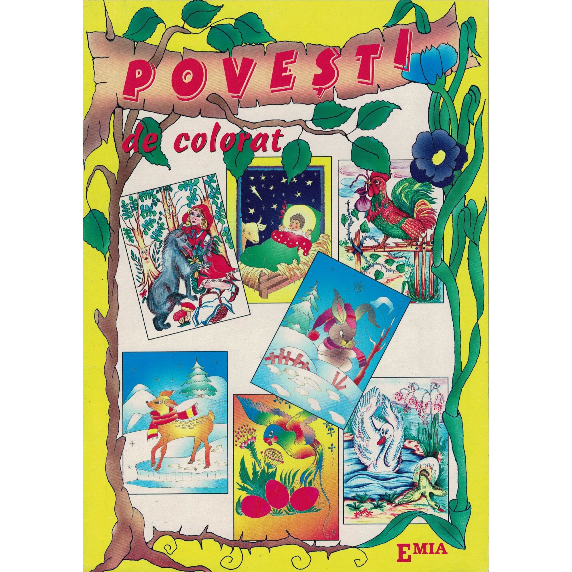 Povesti de colorat. Secvente din diferite povesti