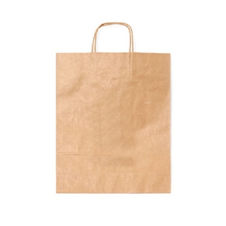 Set 10 bucati Punga cadou hartie , 54x14x50 cm, natur