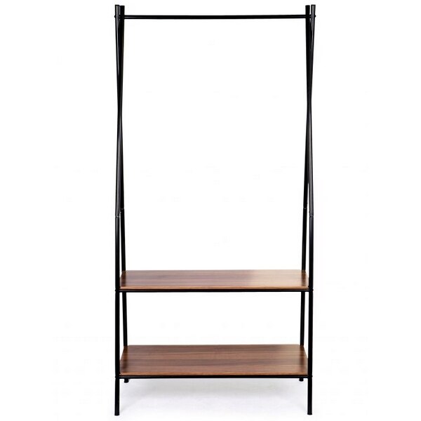 Suport haine cu rafturi jm-n00801, 160 x 80 cm