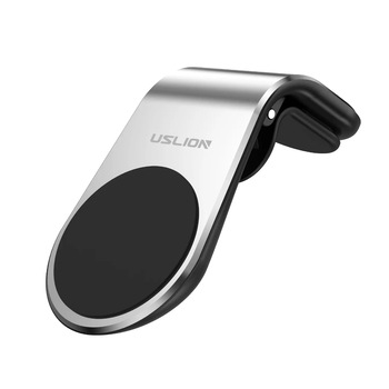 Suport Auto OZ Uslion Premium cu Magnet Neodim pentru Telefon , Tableta, GPS cu Prindere pe Grila de Ventilatie, Gri Suport Auto OZ Uslion Premium cu Magnet Neodim pentru Telefon , Tableta, GPS cu Prindere pe Grila de Ventilatie, Gri