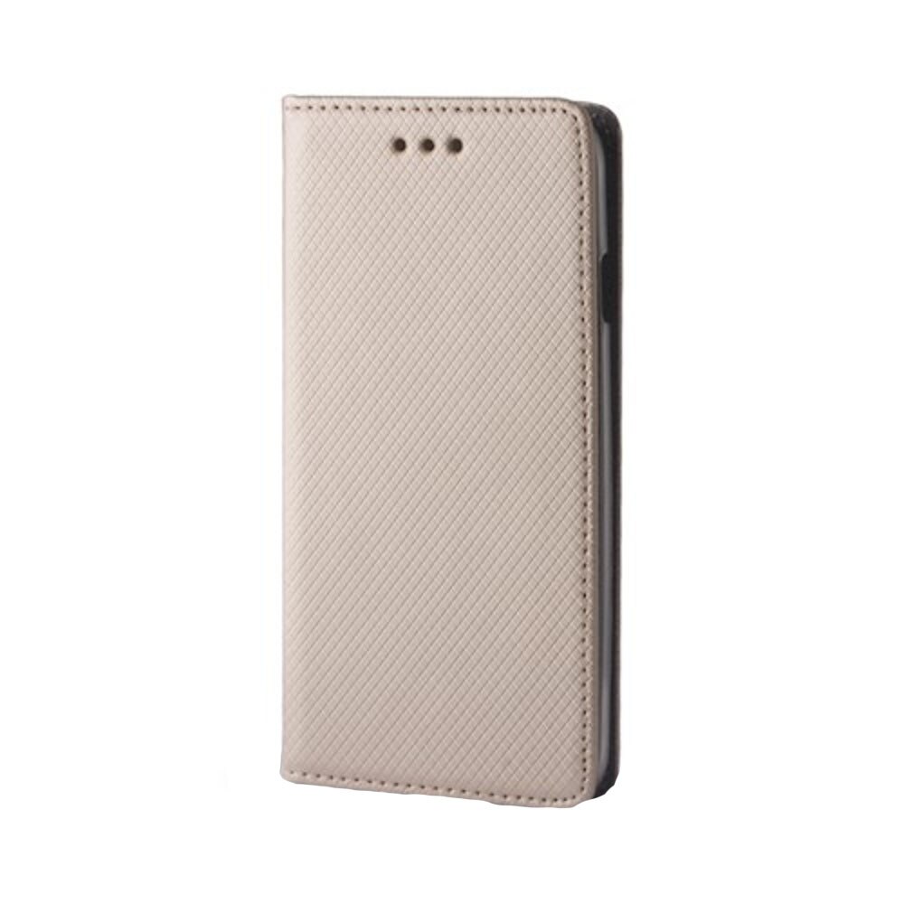 Husa tip carte Smart Magnet pentru Xiaomi Redmi 5 plus Gold Functie StandUp