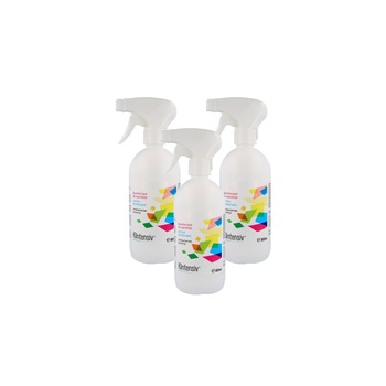 Set 3 buc x Dezinfectant Klintensiv la 500 ml, Suprafete gata de utilizare, Avizat MS Set 3 buc x Dezinfectant Klintensiv la 500 ml, Suprafete gata de utilizare, Avizat MS