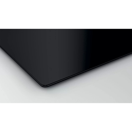 Plita incorporabila Bosch PXE611FC1E, Inductie, 3 zone de gatit, PerfectFry, PowerBoost, FlexInduction, 60 cm, Negru