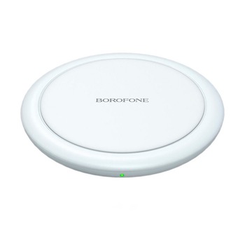 Incarcator Wireless Qi, Borofone BQ6 15W, Alb Incarcator Wireless Qi, Borofone BQ6 15W, Alb