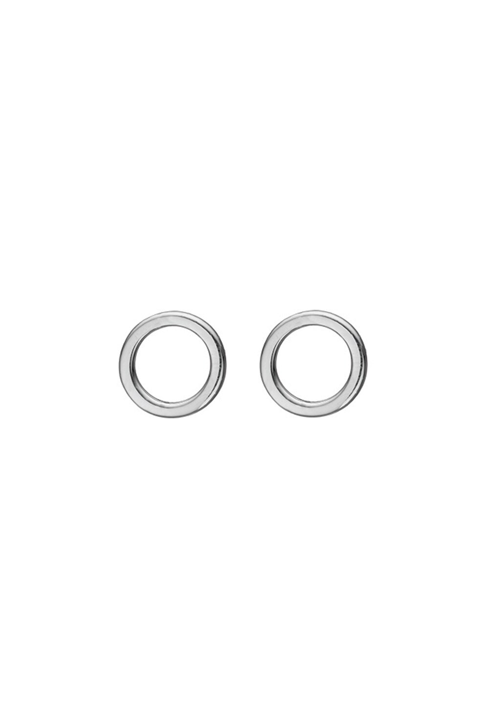 Christina Jewelry&Watches, Cercei rotunzi cu tija, din argint veritabil 925, Argintiu