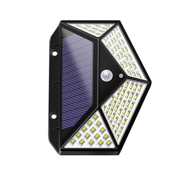 Lampa Solara pe Senzor De Miscare cu 114 de LED-uri, raza 120 Grade, Baterie 1800 mAh Dgm Lampa Solara pe Senzor De Miscare cu 114 de LED-uri, raza 120 Grade, Baterie 1800 mAh Dgm