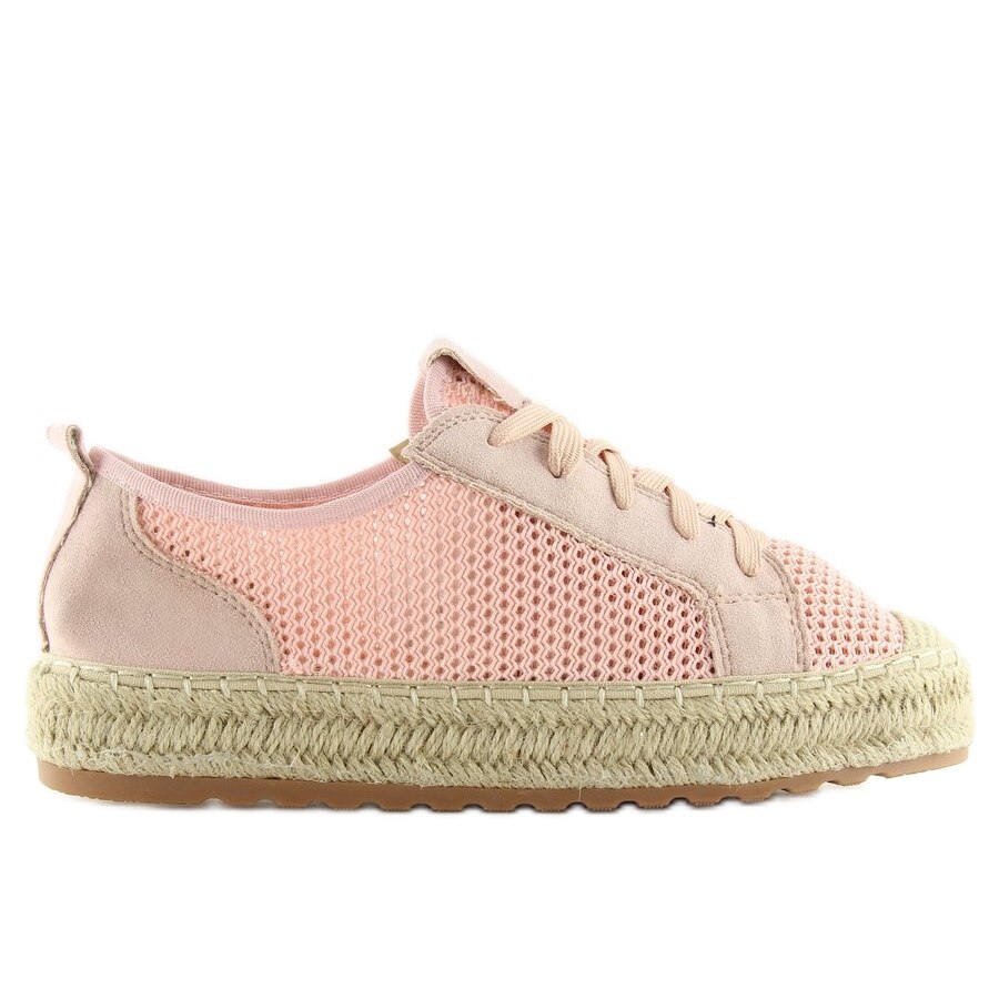 Espadrile pentru femei Adidasi espadrilles roz BB06P roz, BM34777, roz