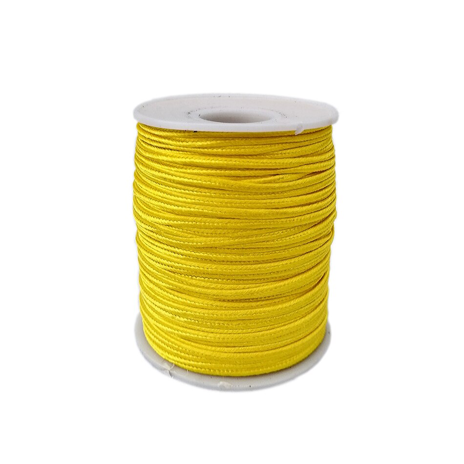 Sfoara poliester tip catifea 3 mm x 50 metri - galben