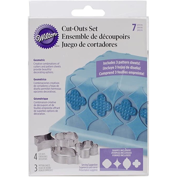 Комплект за моделиране на фондан 7 части Wilton