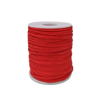 Sfoara poliester tip catifea 3 mm x 50 metri - rosu Sfoara poliester tip catifea 3 mm x 50 metri - rosu