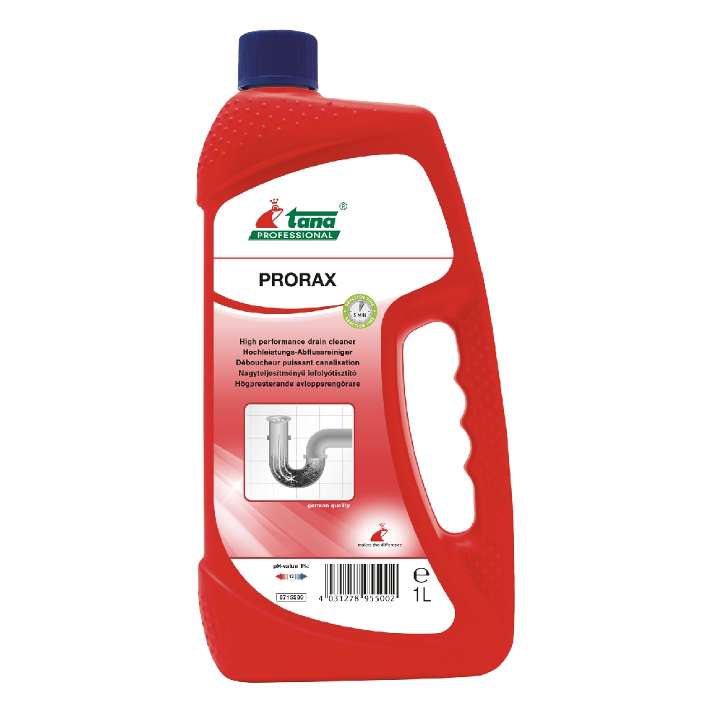 Solutie pentru desfundat canalizari Tana Prorax, 1 L