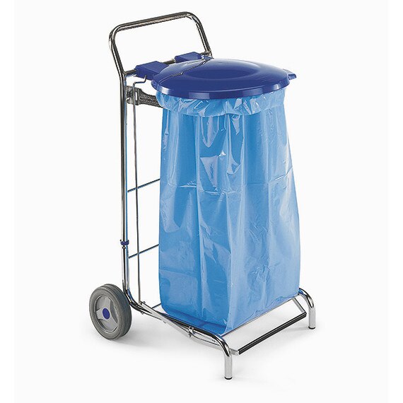 Carucior menajer cu roti si pedala 120litri