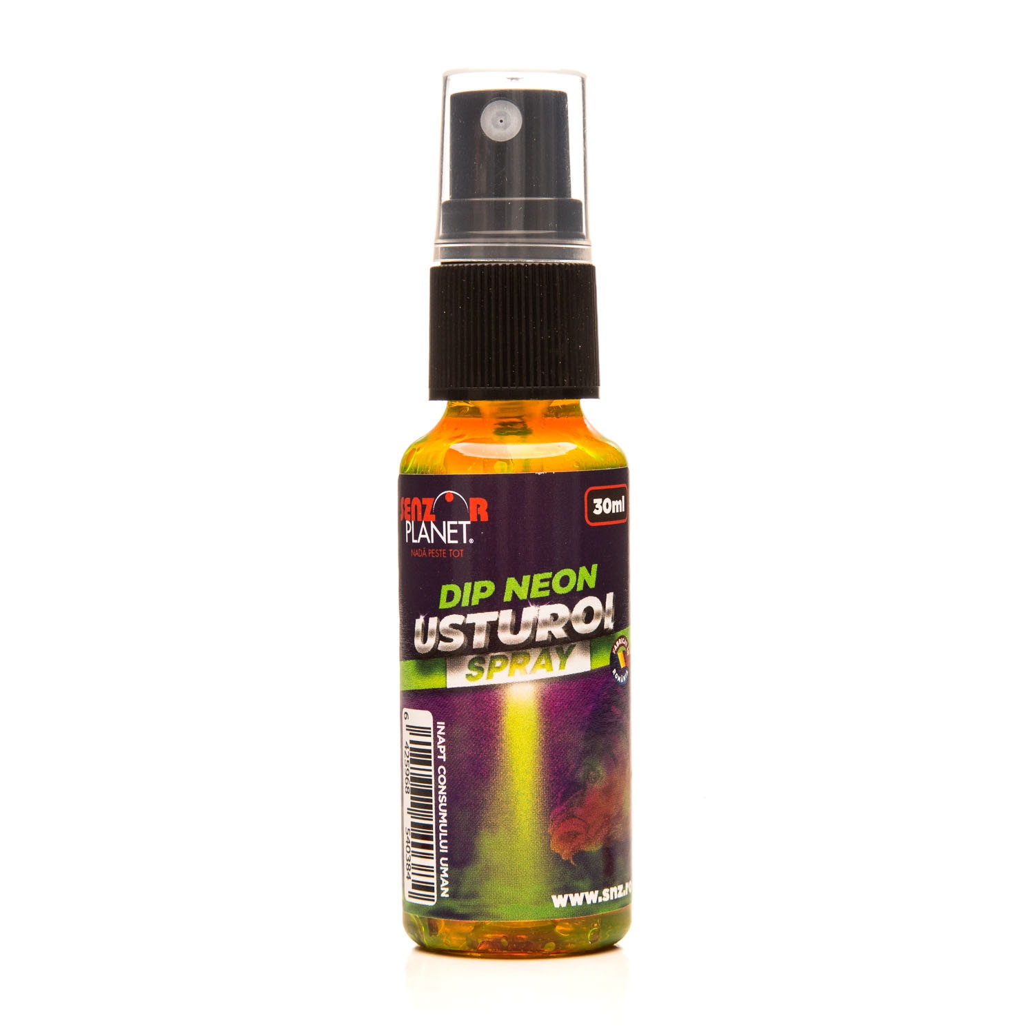 Aditiv pescuit, Senzor, Dip Neon Spray, Aroma Usturoi, Flacon de 30ml