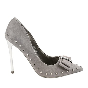 Pantofi dama, Inna marka, BM73663, Gri Pantofi dama, Inna marka, BM73663, Gri