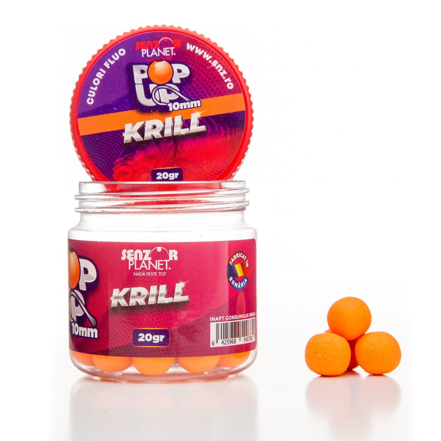 Pop-Up Aroma Krill, Diametru 10mm, Greutate 20g